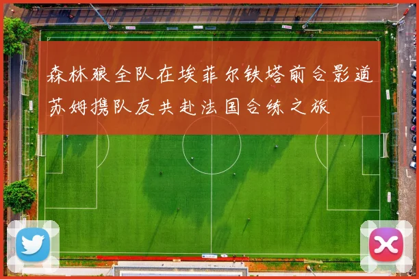 森林狼全队在埃菲尔铁塔前合影道苏姆携队友共赴法国合练之旅