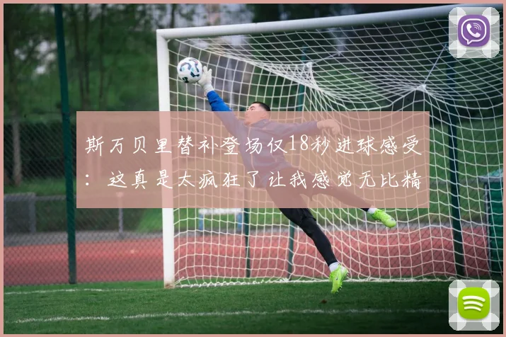 斯万贝里替补登场仅18秒进球感受：这真是太疯狂了让我感觉无比精彩